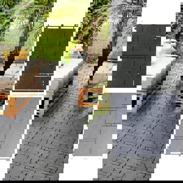 Nicoman Mosaic Composite Interlocking Decking Tiles