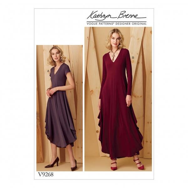 Vogue Sewing Pattern 9268, Dresses for Women, All Sizes in One Envelope - Easy