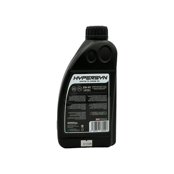 Syntol 10W40 Semi-Synthetic Engine Oil SYNTOL HYPER-SYN P1 API SN CF A3/B3 A3/B4