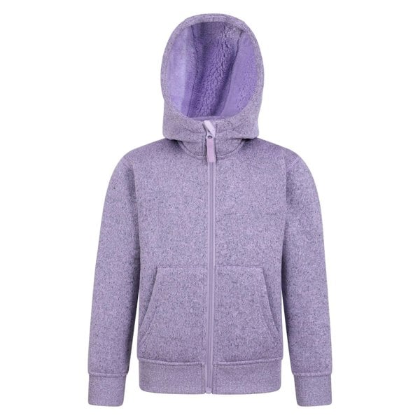 Mountain Warehouse Childrens/Kids Nevis Faux Fur Lined Hoodie - Lilac