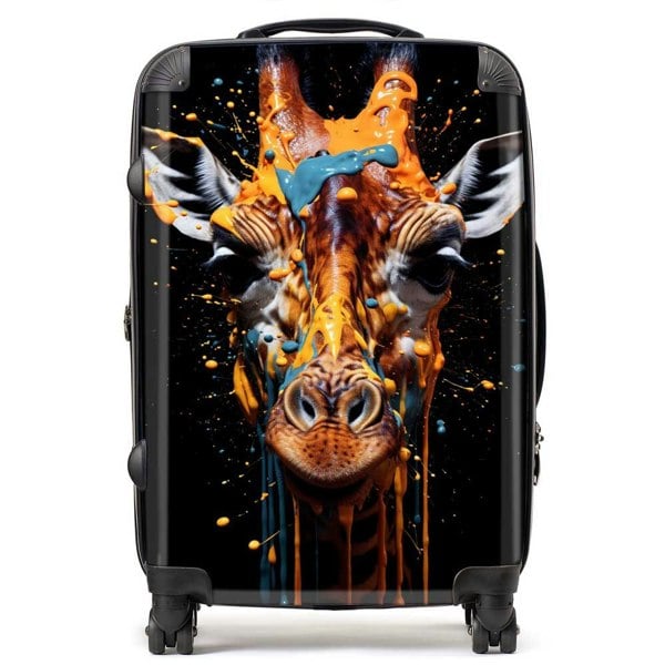 Warren Reed Giraffe Face Splashart Suitcase