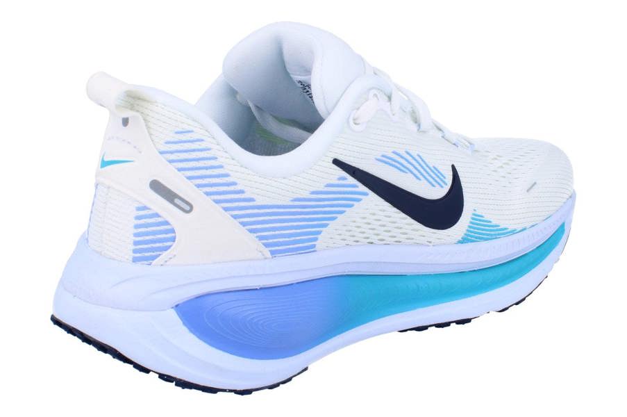 Nike Womens Vomero 18 Running Trainers Hm6804 Shoes  114 - White Midnight Navy Blue Fury 114 - Photo 2