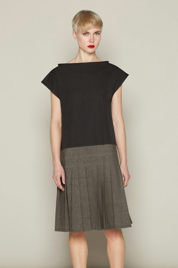 Bo Carter Brigit Dress - Black & Grey