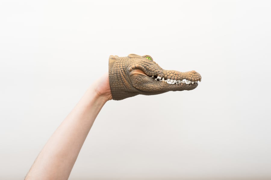 Wildthings Wild Thingz Crocodile Hand Puppet