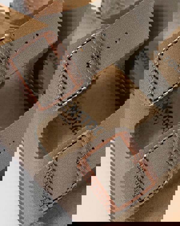 Birkenstock Arizona Birko-Flor Nubuck Unisex Sandals - Stone