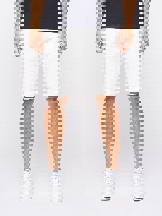 Crosshatch Sinwood Chino Shorts White