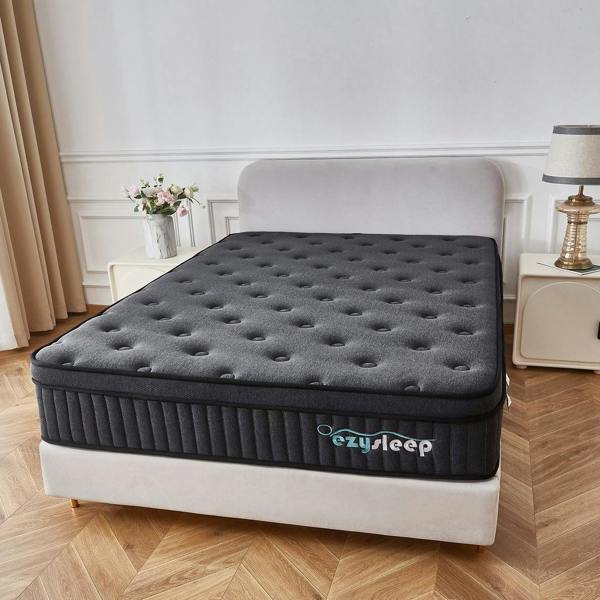 Ezysleep 30cm Onyx Spring Foam Hybrid Mattress - 5 Year Guarantee