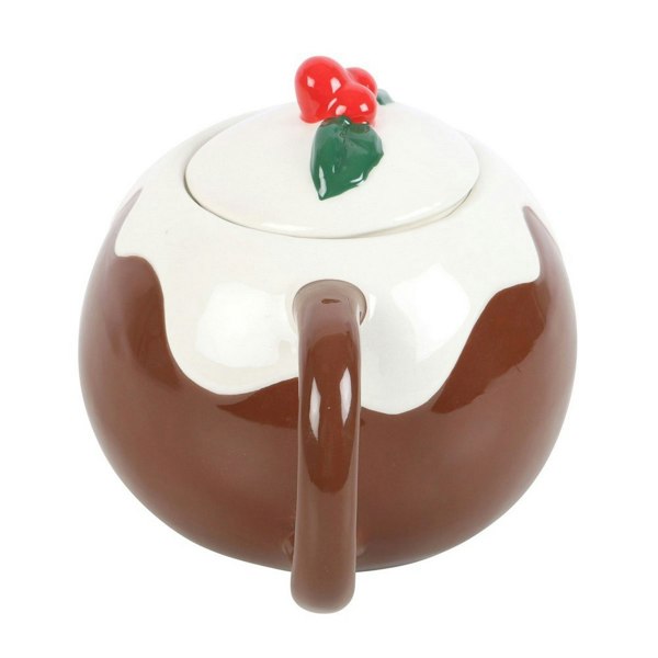 Something Different Christmas Pudding Mug - Brown/White