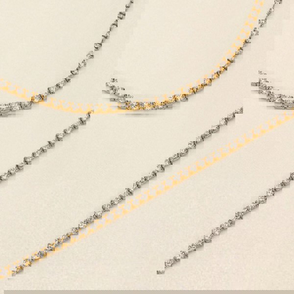 Say It With Tennis Bracelet - Yellow Gold Plated