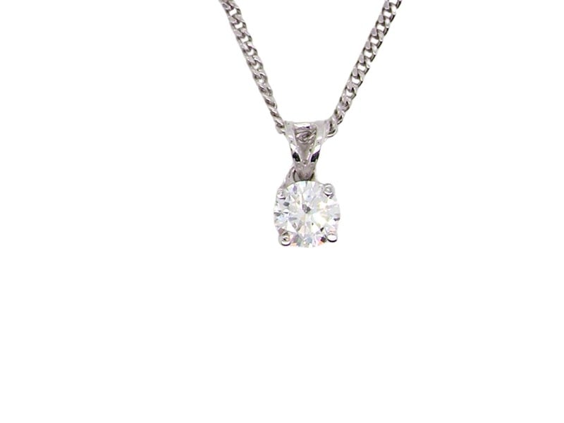 Vintage Tom A fine half carat diamond pendant