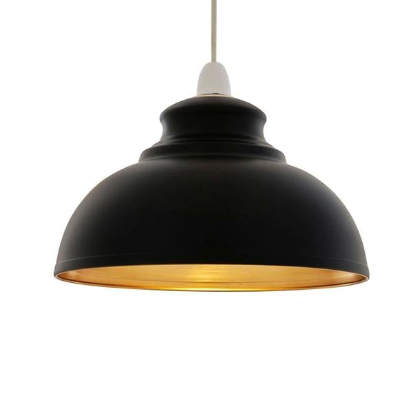 Pagazzi Lighting Maris Matte Black Easy-Fit Pendant