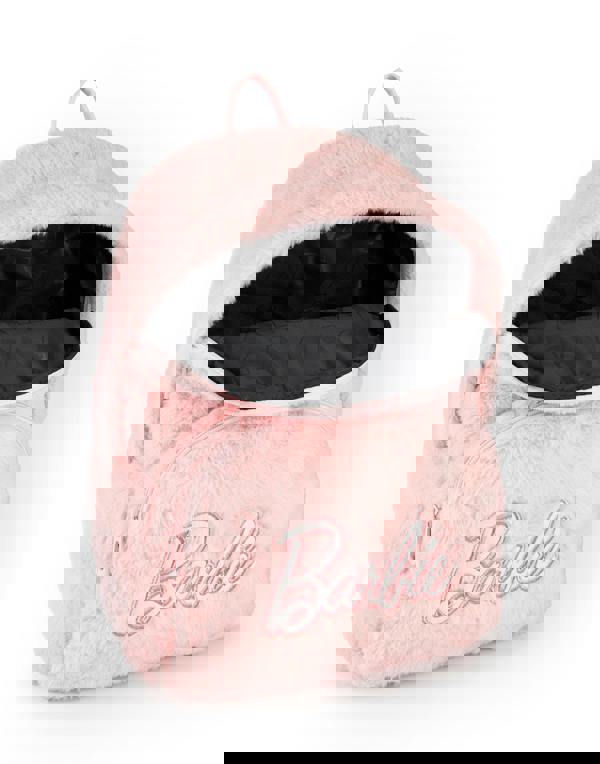 Barbie Womens Pink Furry Backpack (One Size)