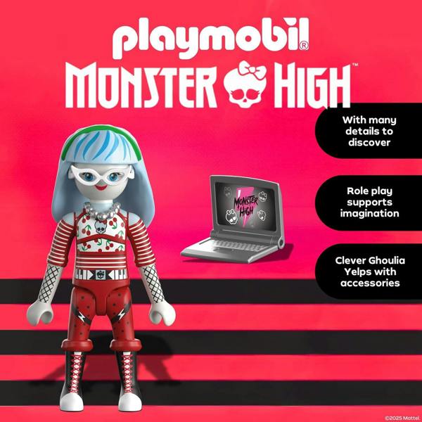 Playmobil X Monster High Ghoulia Yelps - 71997 Playset