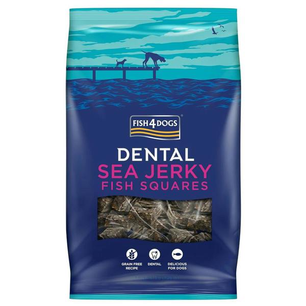 Fish 4 Dogs Fish4Dogs Dental Sea Jerky Fish Squares 575g