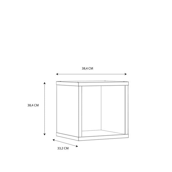 Furniture To Go Mauro Singular Storage Unit in Blue