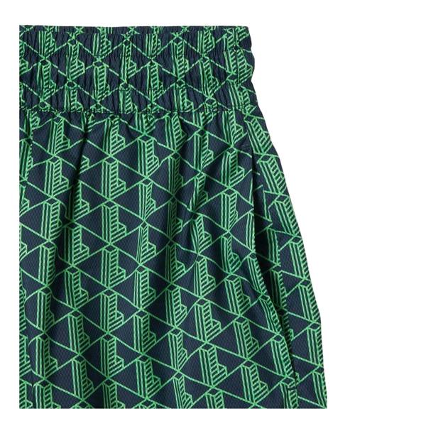 Lacoste Womens/Ladies Monogram Wide Leg Shorts - Multicoloured - 