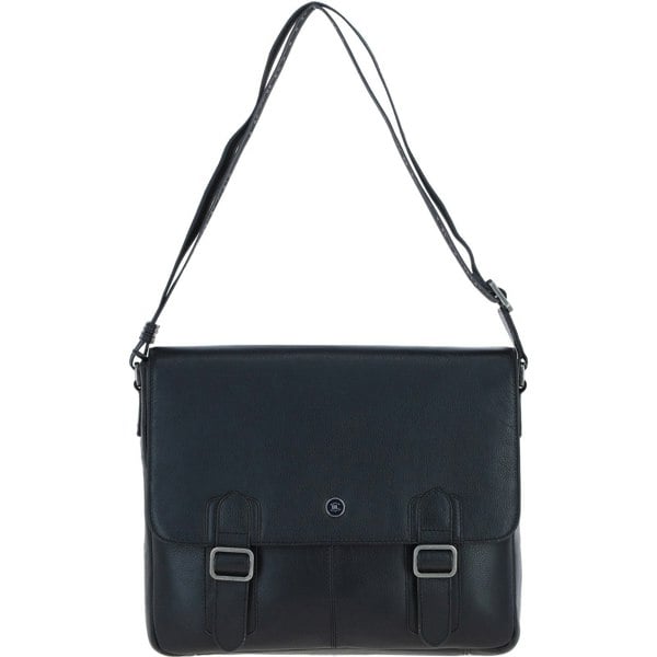 'Emissary' Real Leather Messenger Bag: 64403