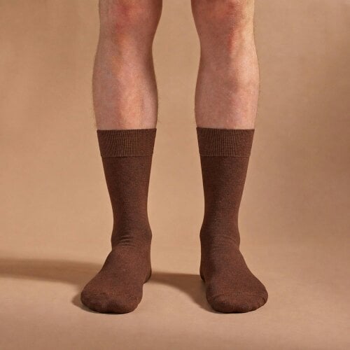 Dr.Socks 4 Pack Mens Bamboo Diabetic Socks Soft Breathable Non Binding Socks