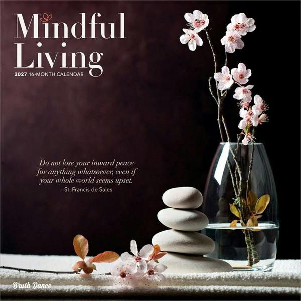 Mindful Living Calendar 2027, Wall Calendars, Month To View, Lifestyle, Gift