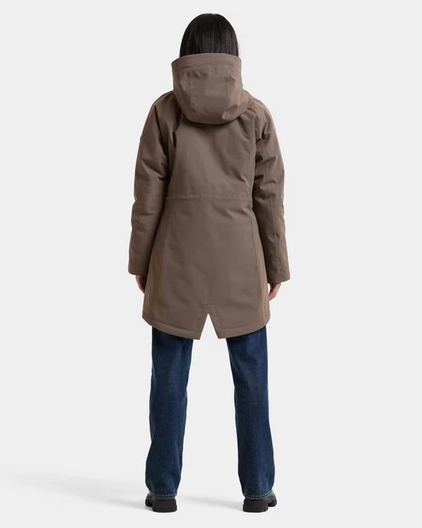 Didriksons Womens Alana Parka 2 - Mocha Brown F07