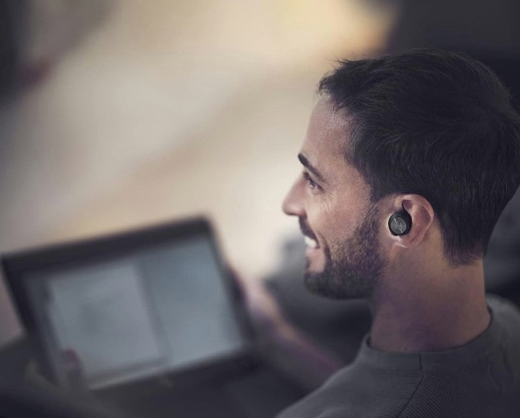 Bang & Olufsen Beoplay EQ True Wireless Bluetooth Active Noise Cancelling In-Ear Headphones with Mic/Remote, Black