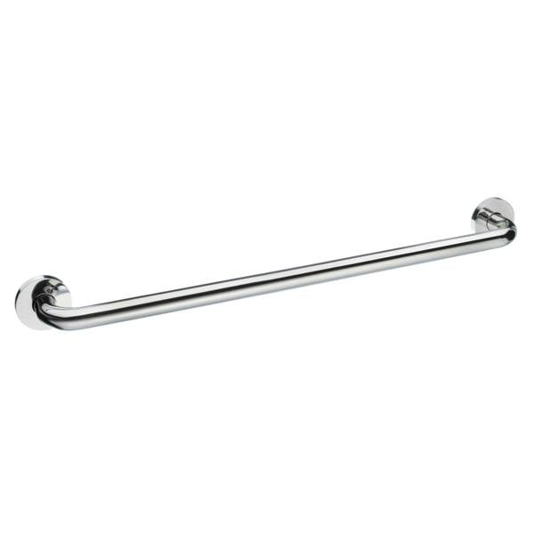 Polished steel grab bar