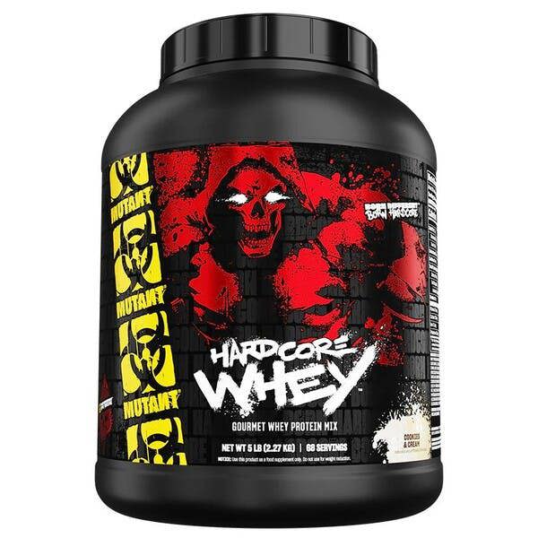 Mutant Hardcore Whey, Cookies & Cream - 2270g