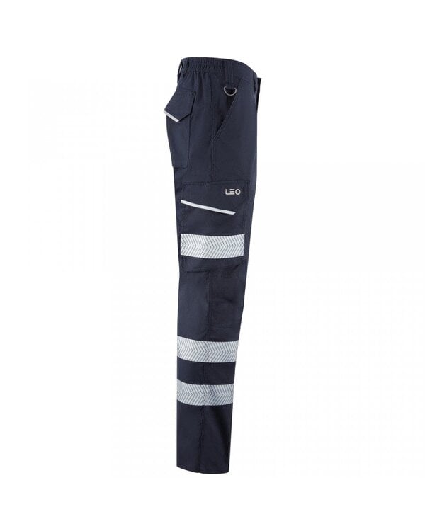 Leo Workwear Winsford Lightweight Stretch Cargo Trouser (Navy)