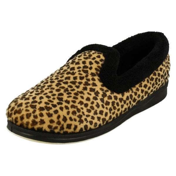 Padders Ladies Padders Wide Fit Slippers Repose