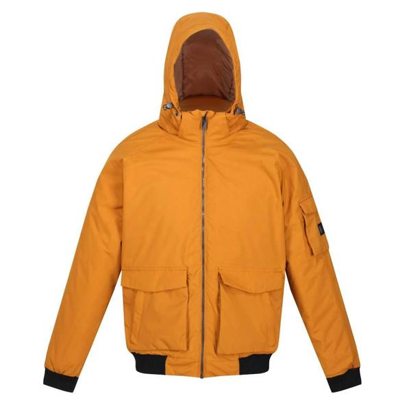 Regatta Mens Faizan Hooded Waterproof Jacket - Cathay Spice - 