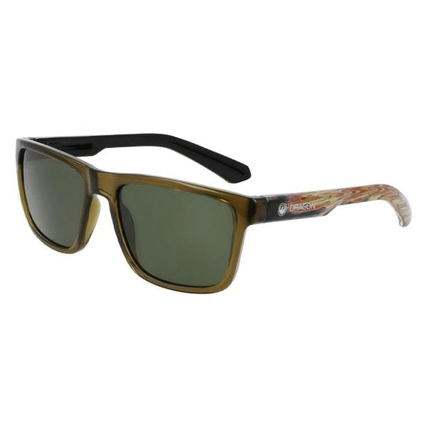 Dragon REED - Shiny Olive/Rob Machado with Lumalens G15 Green Lens