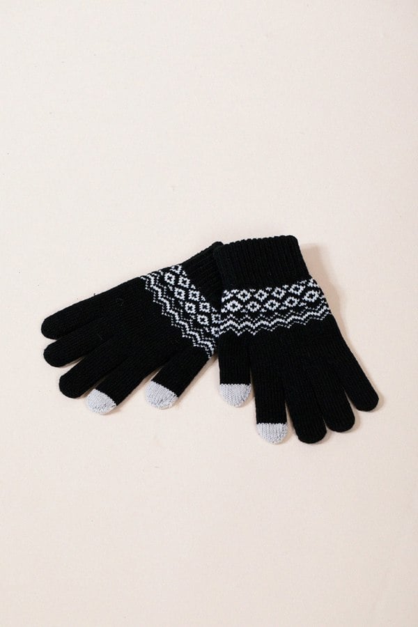 SVNX Christmas Gloves In Black