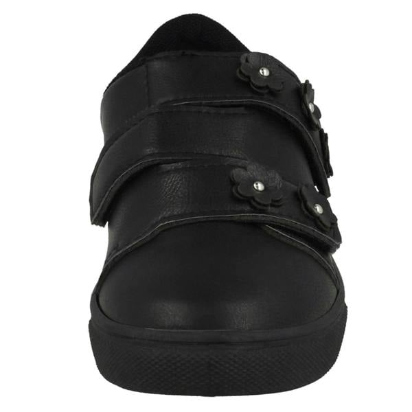 Spot On Girls Spot On Flower Strap Pumps