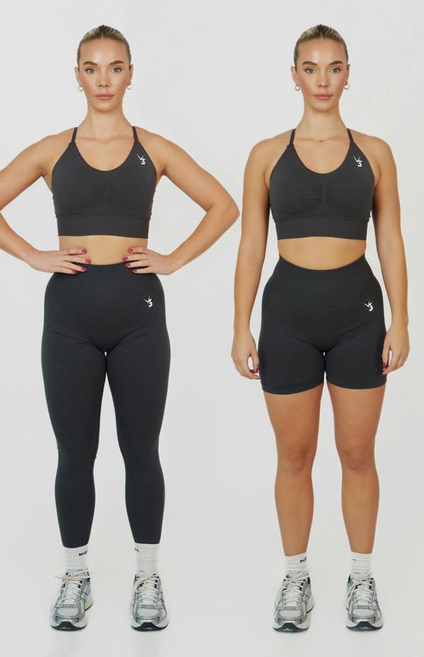 V3 Apparel Tempo 3-Piece Seamless Set - Slate Grey