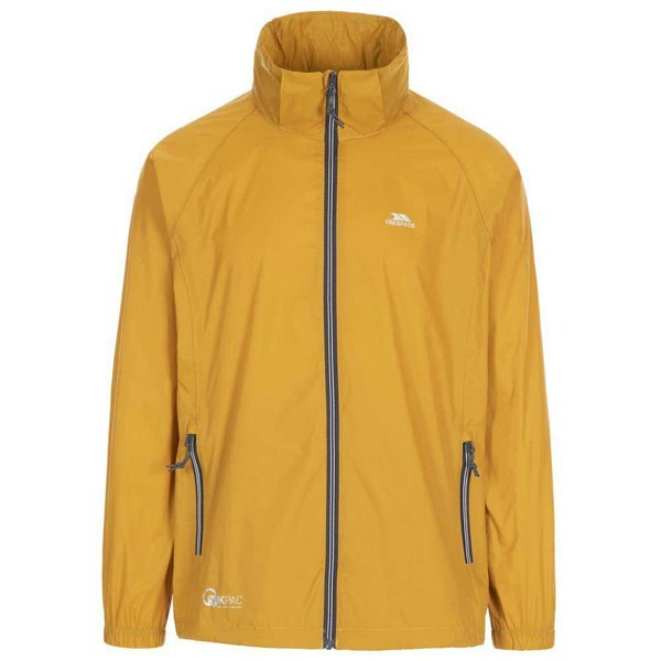 Trespass Qikpac X Unisex Packaway Jacket - Maize Yellow