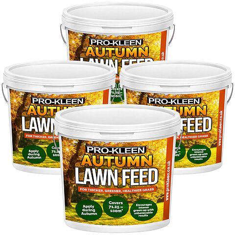 ProKleen Pro-Kleen Autumn Lawn Feed Fertiliser - Encourages Grass Green Up & Prevents Lawn Disease - Covers up to 400m2 10kg
