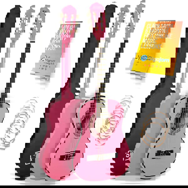 3rd Avenue 1/2 Size Classical Guitar Pack Pink Classical Guitars#Colour_Pink