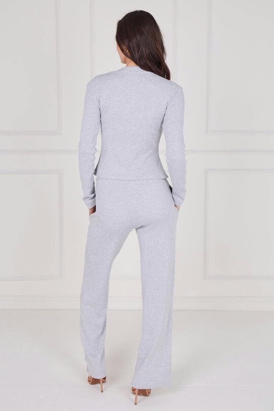 Ribbed Button-Up Co-Ord Set