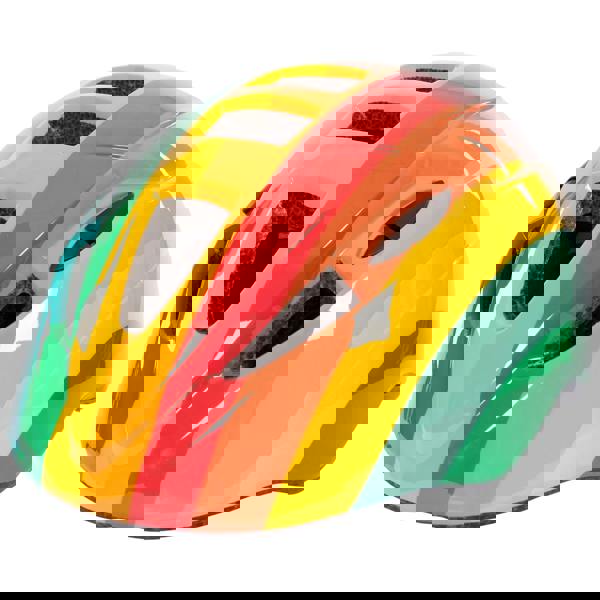 Trespass Childrens/Kids Dunt Rainbow Striped Mountain Biking Helmet - Multicoloured - 