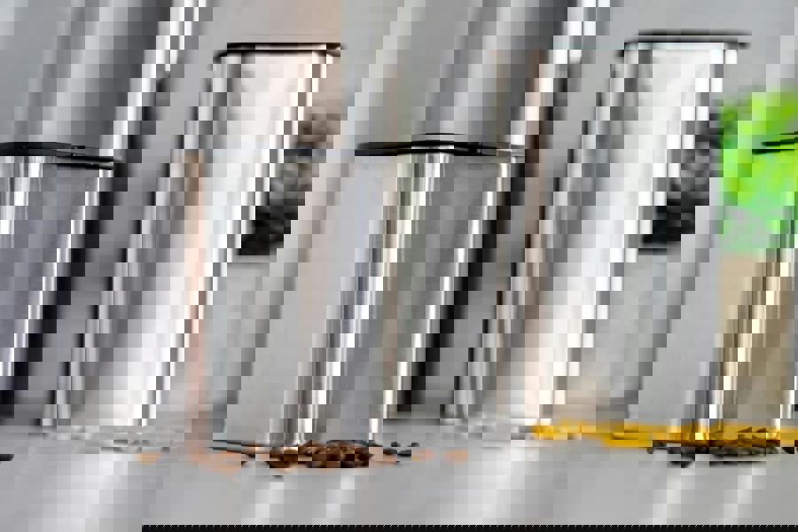 MasterClass Antimicrobial Storage Container, Stainless Steel, 11cm