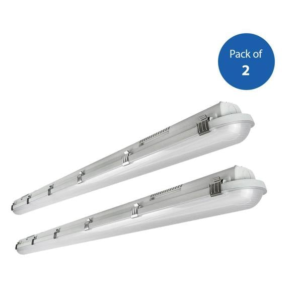 ENER-J LED Non Corrosive IP65 Power Selectable & CCT Selectable Fitting, 1.5m, 50W, 120 Lumens per Watt | Single pack