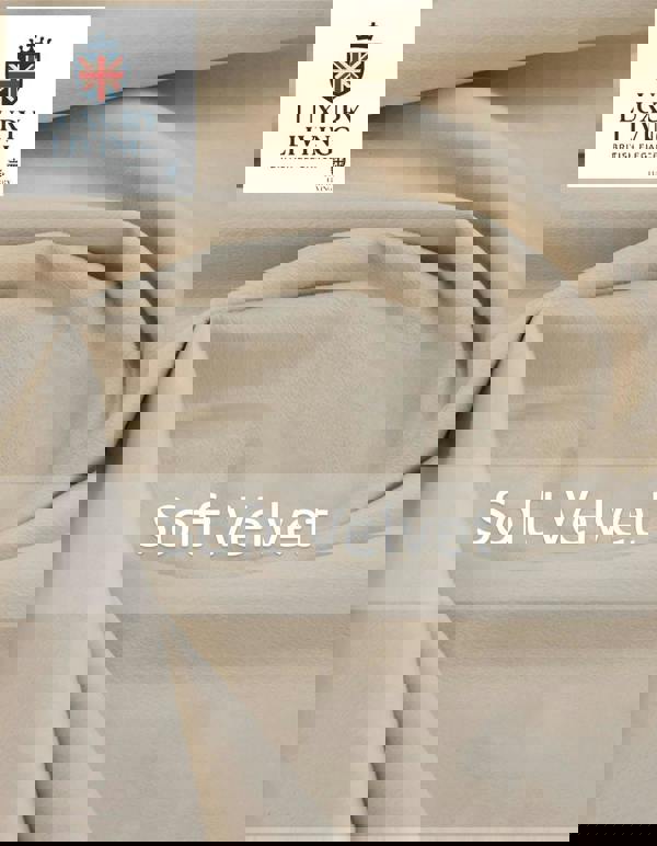 Luxury Living Triple Woven Blackout Velvet Diamante Ring Top Curtains