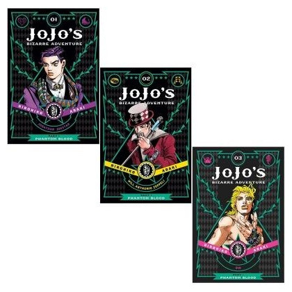 Jojos Bizarre Adventure Phantom Blood Part 1 - 3 Books - Phantom Blood Vol 1 Phantom Blood Vol 2 P..