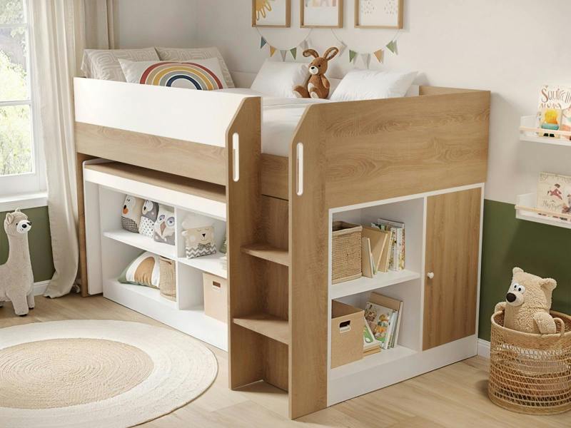 Flair Aiden Kids Cabin Bed with Storage