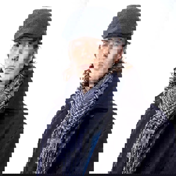 Heritage Traditions Herringbone Tweed Panel Flat Cap