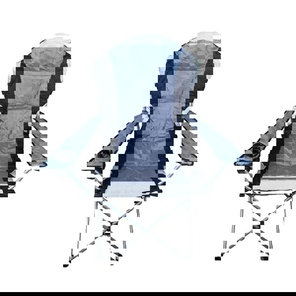 Samuel Alexander Luxury Padded High Back Folding Outdoor / Camping / Fishing Chair in Grey