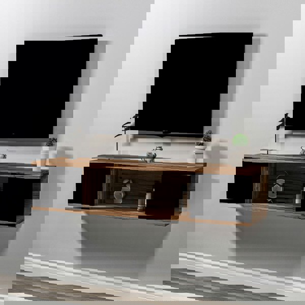 Destina Home Alfie Floating TV Stand with Shelves