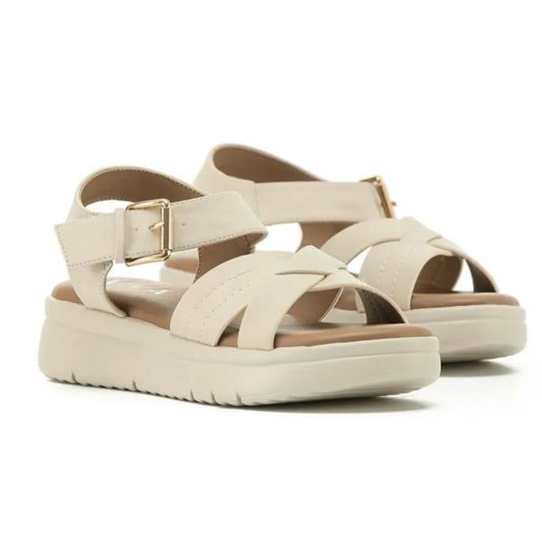 VIVA Nova: Women's Lightweight Adjustable Buckle Flatform Wedge Sandals