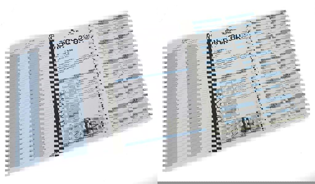 Durable GDPR Visitor Book Refill Pack | 100 Name Badges & Security Sheet | A4