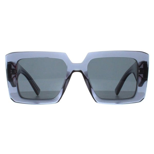 Prada Sunglasses PR23YS 19O70B Transparent Graphite Dark Grey